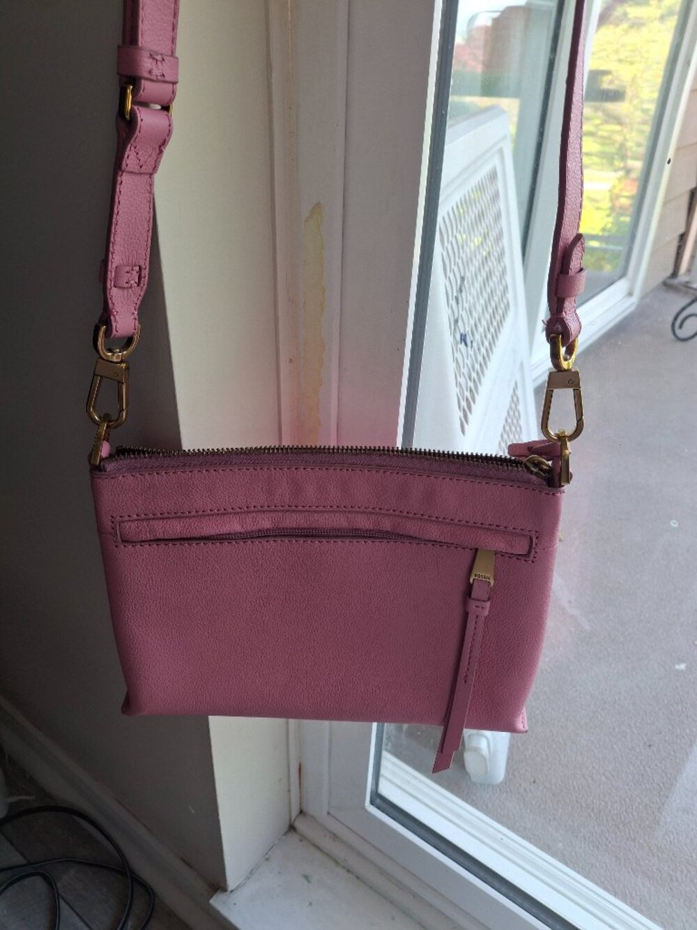 Fossil pink shoulder bag new